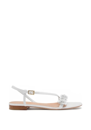 Malone Souliers Serra leather sandals - White
