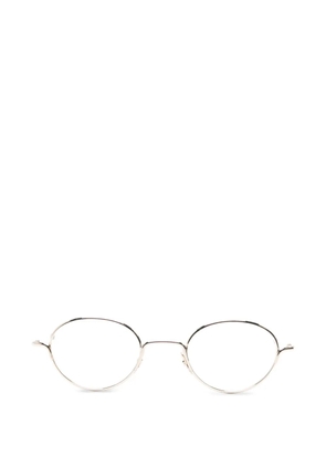 Alexander McQueen Eyewear oval-frame glasses - Gold