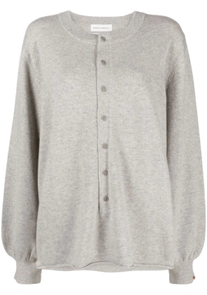 extreme cashmere Bi cashmere-blend sweater - Grey