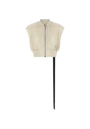 Rick Owens DRKSHDW Tatlin Bomber honeycomb vest - Neutrals