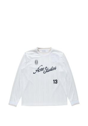 Acne Studios long-sleeve print T-shirt - White