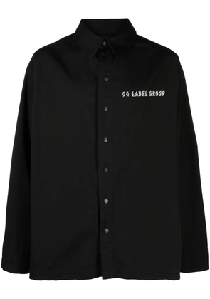 44 LABEL GROUP Continuum Fellow cotton shirt - Black