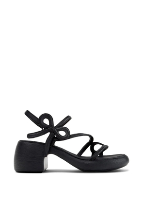 Camper Thelma Twins bow-detail leather sandals - Black