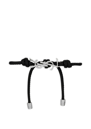 Saint Laurent monogram detail bracelet - Silver