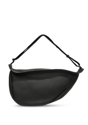 The Row large Slouchy Banana shoulder bag - Black