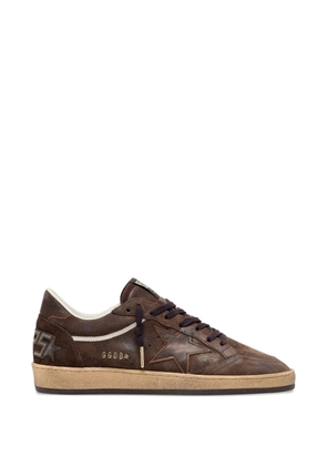 Golden Goose Ballstar suede upper toe and spur-leather tongue star and heel - Brown
