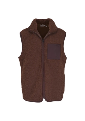 Moncler zip-up gilet - Brown