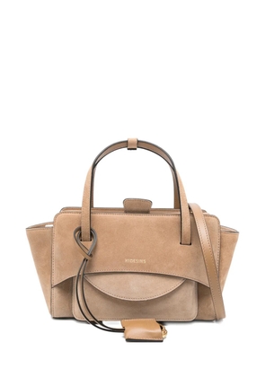 HIDESINS small Flap tote bag - Neutrals