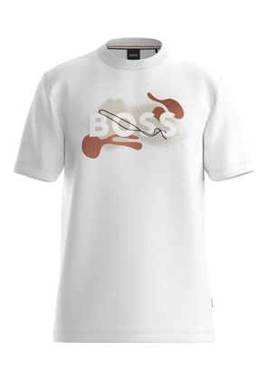 BOSS logo-print T-shirt - White