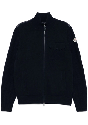 Moncler zip-up cardigan - Blue