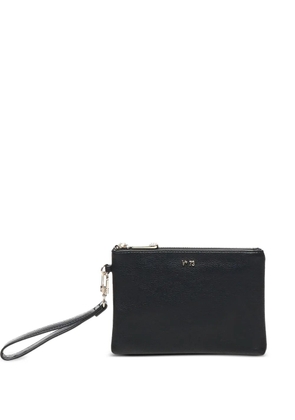 V°73 logo-lettering clutch bag - Black
