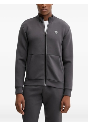 Ea7 Emporio Armani logo-detail tracksuit - Grey