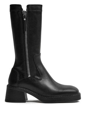 Miista 65mm Anke zip-up block-heel boots - Black