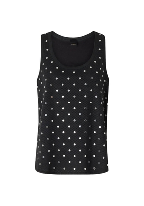 PINKO mirror-detail tank top - Black