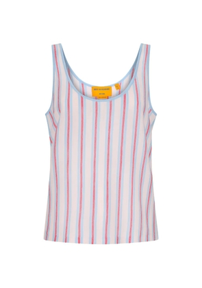 Guest In Residence striped tank top - Neutrals