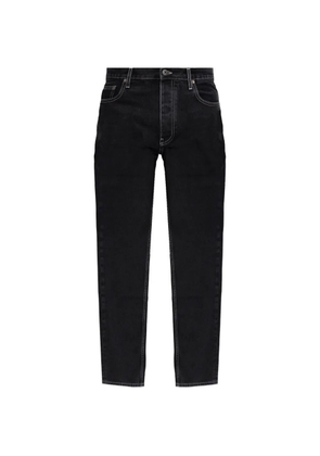 Off-White contrast-stitch jeans - Black