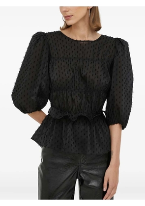 Day Birger Et Mikkelsen open back peplum top - Black