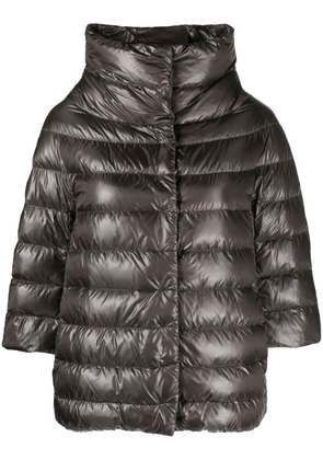 Herno funnel-neck padded jacket - Grey