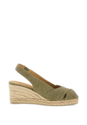 Castañer Diana peep-toe slingback espadrilles - Green