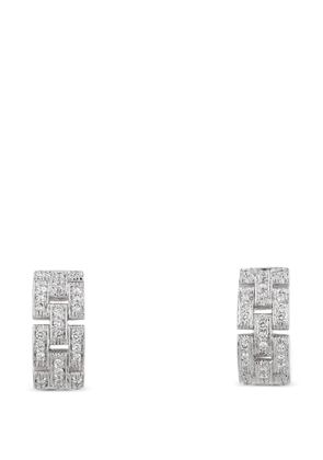 Cartier diamond hoop earrings - Silver