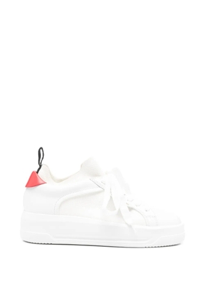 Love Moschino lace-up sneakers - White