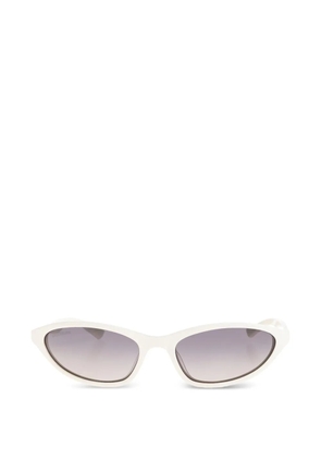 Balenciaga Eyewear Neo Oval 2.0 frame sunglasses - White