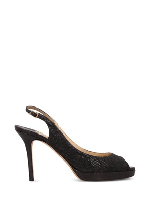 Jimmy Choo Pre-Owned peep-toe sandals - Black