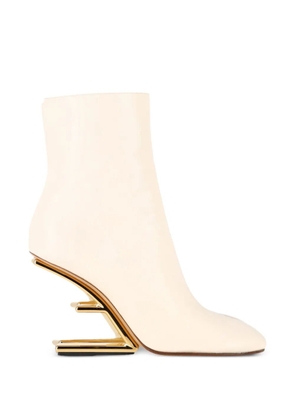 Fendi Pre-Owned First leather ankle boots - Neutrals
