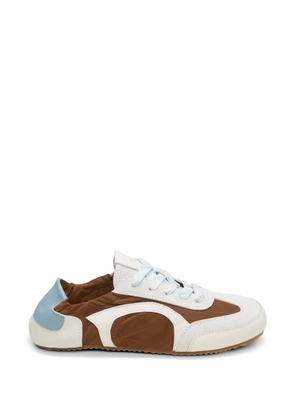 Dorothee Schumacher panelled lace-up sneakers - White
