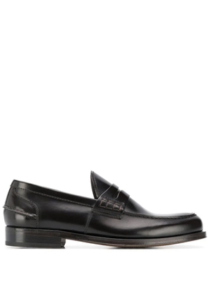 Green George classic loafers - Brown