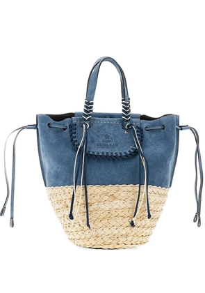 CUBA LAB Bolero top-handle tote bag - Blue