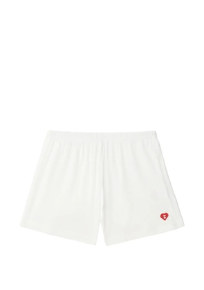 APEE™ by *A BATHING APE® heart-motif cotton shorts - White