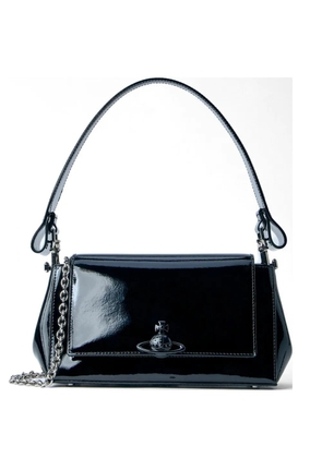 Vivienne Westwood Orb-plaque shoulder bag - Black