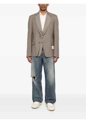 Maison MIHARA YASUHIRO pinstripe-lapel blazer - Neutrals