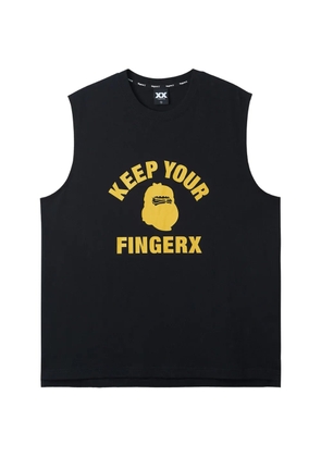 FINGERCROXX graphic-print tank top - Black