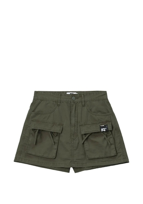izzue pocket cotton shorts - Green