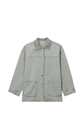 b+ab button-fastening overshirt - Grey