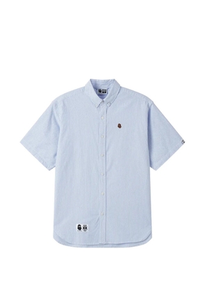 FINGERCROXX striped-pattern shirt - Blue