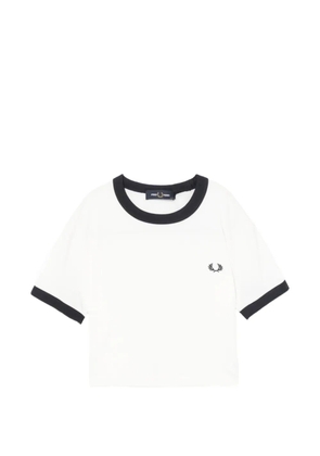 Fred Perry logo-detail T-shirt - White