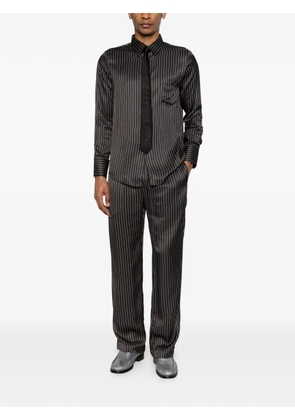 Ernest W. Baker striped trousers - Black