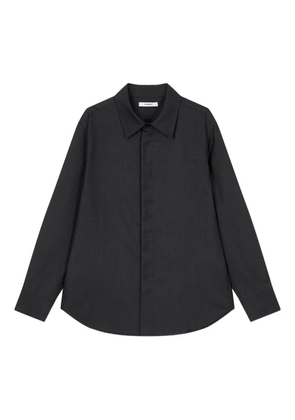 TOMBOY concealed-button shirt - Grey