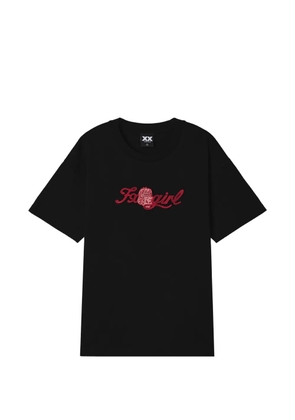 FINGERCROXX embroidered T-shirt - Black