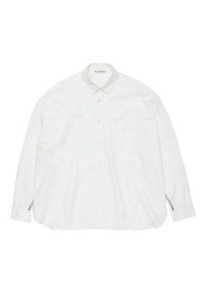 Acne Studios logo-detail cotton shirt - White