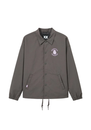 FINGERCROXX buttoned logo jacket - Grey