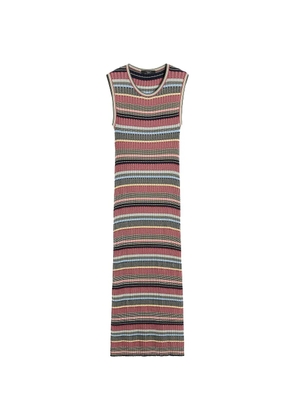 Weekend Max Mara striped midi dress - Pink