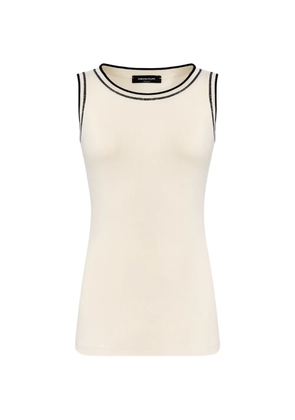 Fabiana Filippi round-neck sleveless top - Neutrals