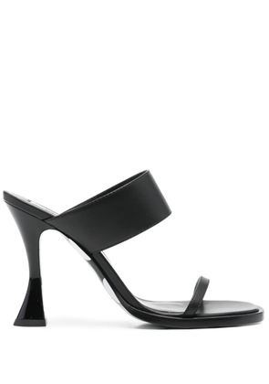 Moschino 100mm leather sandals - Black