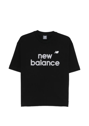 New Balance logo-print T-shirt - Black
