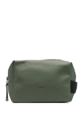 Rains zip-up wash bag - Green