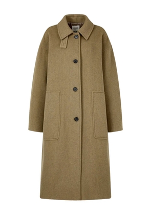 TOMBOY single-breasted felted coat - Neutrals